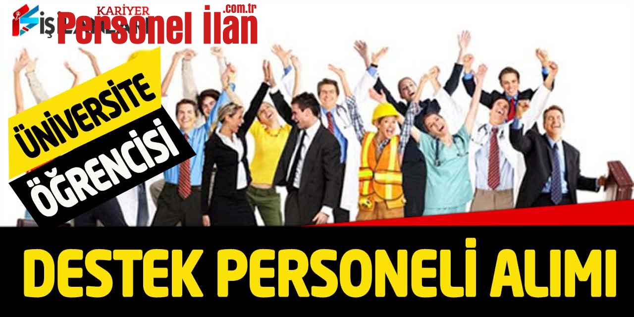 Büyükşehir Üniversite Öğrencisi 10 Destek Personeli Alımı İŞKUR 2022