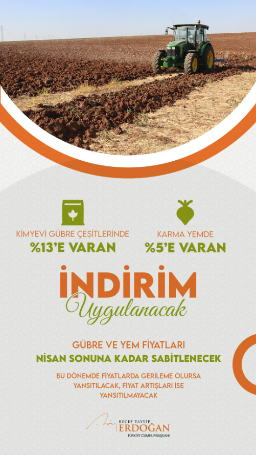 Çiftçiler artık rahatça ekecek, biçecek! Hem gübreye hem de yeme indirim geldi!