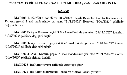 Cumhurbaşkanı Kararları yayımlandı! Gelir vergisi, işsizlik sigortası ve diğer kararlar