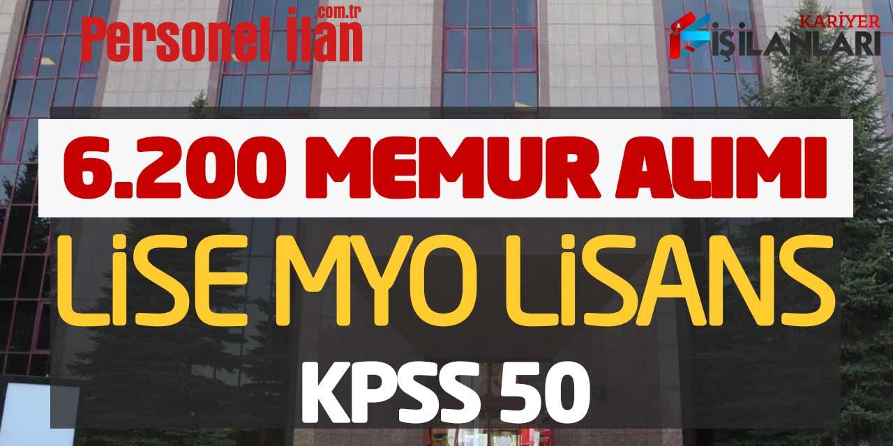 Diyanet 6.200 Memur Alımı Yapacak! Lise Önlisans Lisans KPSS 50