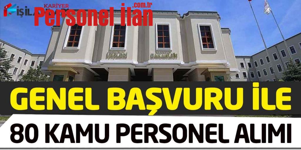 İçişleri Bakanlığı 81 İl Başvuru İle Güncel 80 Kamu Personeli Alımı
