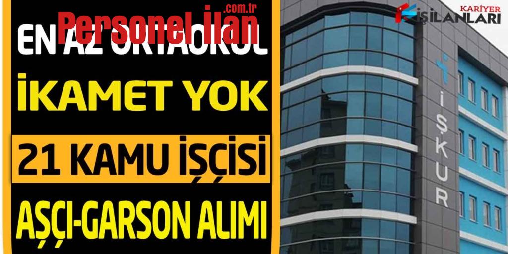 İstanbul İSPER En Az Ortaokul Kadrolu İkamet Yok 21 Personel Alımı