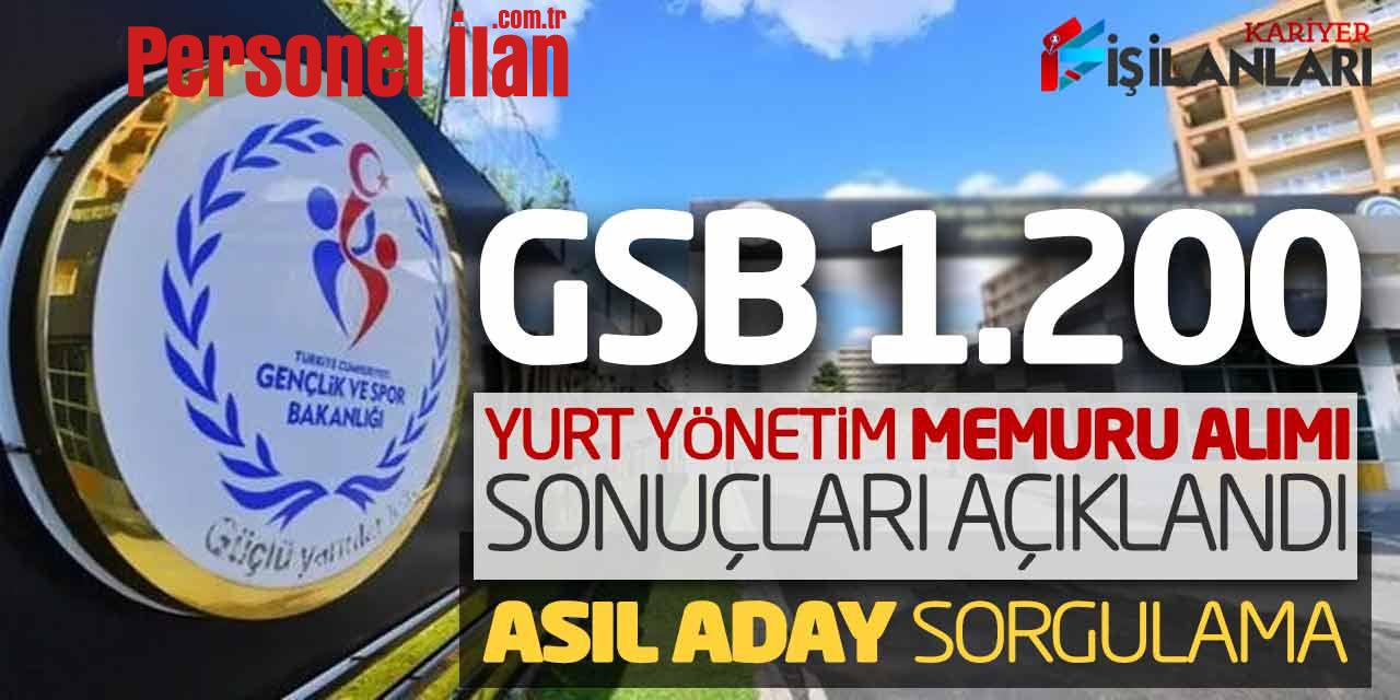 KYK 1.200 Yurt Yönetim Memuru Alımı Sonuçları Açıklandı! Sorgulama Sayfası