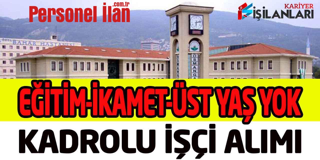 Kamu Kurumu Daimi Kadroda Çöp İşçisi Alımı Güncel İlan