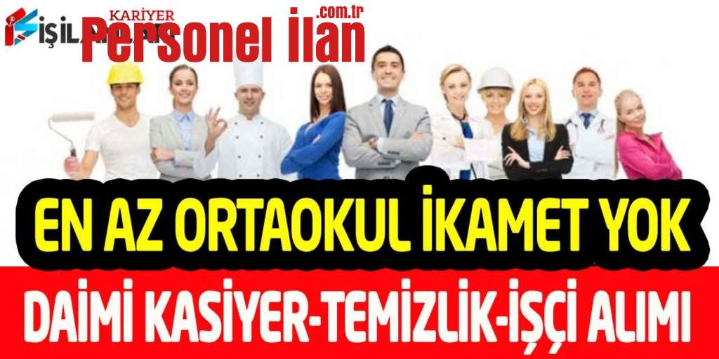 Kamu Kurumu İkamet Şartsız Kadrolu 28 Garson-Kasiyer-İşçi Alımı