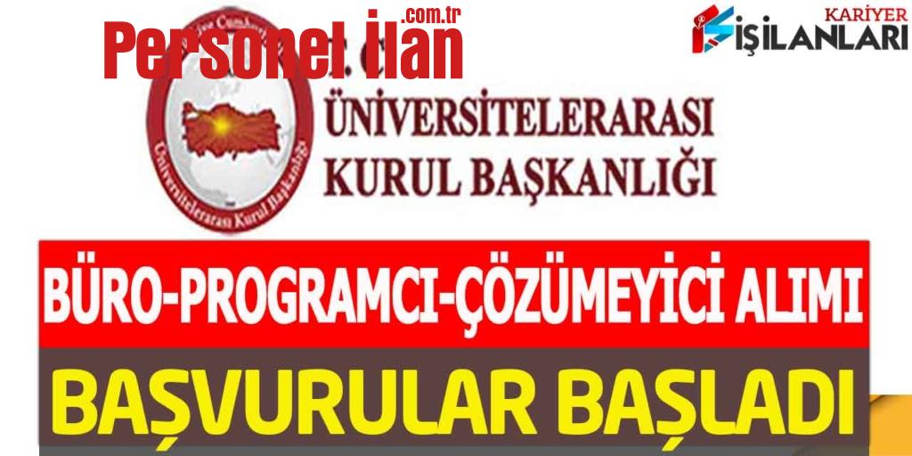 Kamu Kurumu Sözleşmeli Büro Personeli Programcı Çözümleyici Alımı Başladı
