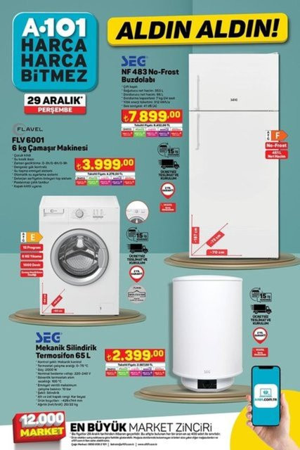 Yarın erken giden alacak! A101 29 Aralık çeyiz ürünlerinde büyük indirim yapacak