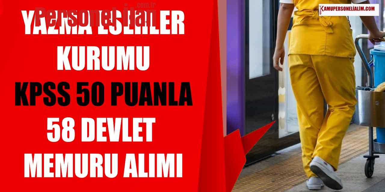 Yazma Eserler Kurumu KPSS 50 Puanla 58 Devlet Memuru Alacak
