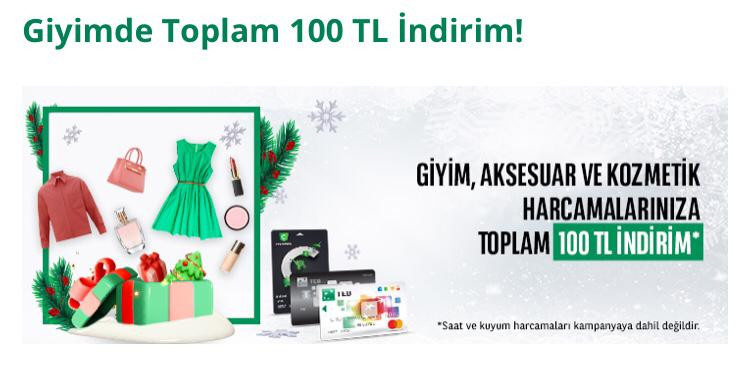 Yılbaşı alışverişi yapacaklara güzel haber! TEB o alışverişlerde 100 TL indirim yapacak