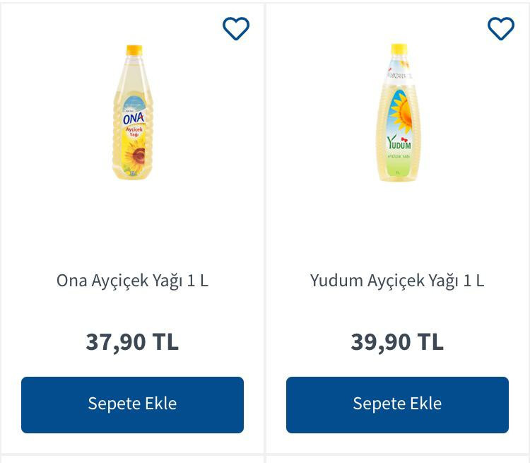 Migros Bizim Toptan ve CarrefourSA marketlerde Ayçiçek yağı fiyatlarını sizler için karşılaştırdık! - Resim : 4