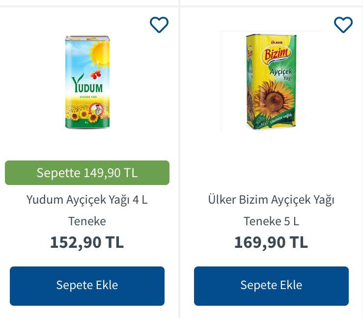 Migros Bizim Toptan ve CarrefourSA marketlerde Ayçiçek yağı fiyatlarını sizler için karşılaştırdık! - Resim : 7