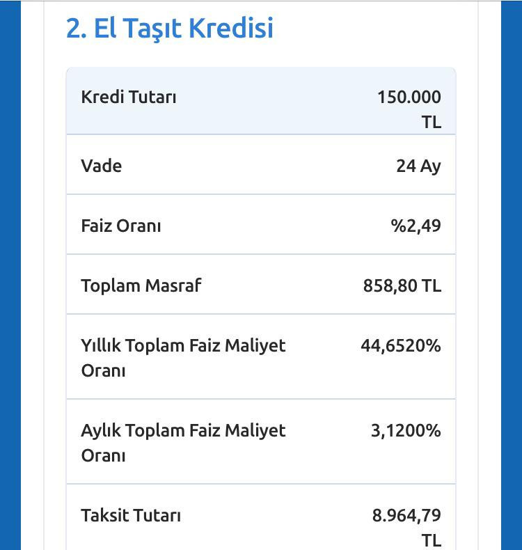 2.el araç alacaklara Yapı Kredi'den kredi müjdesi! Başvuru yapanlar taşıt kredisini hemen alacak