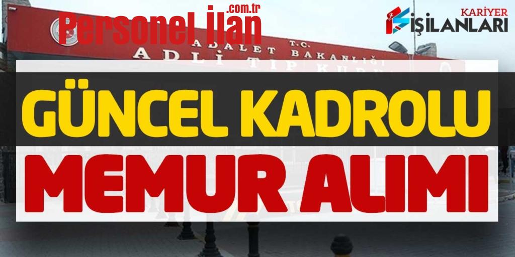 Adalet Bakanlığı Güncel Kadrolu Memur Alımı Başvuru Ekranı (Adli Tıp)