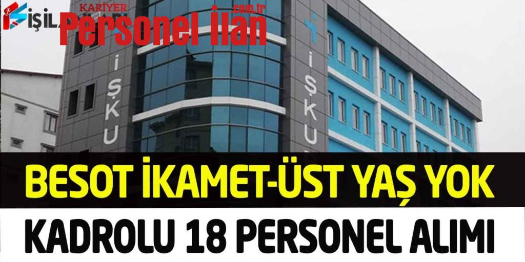 BESOT Genel Başvuru Üst Yaş Şartsız Kadrolu 18 İşçi Elektrikçi Alımı