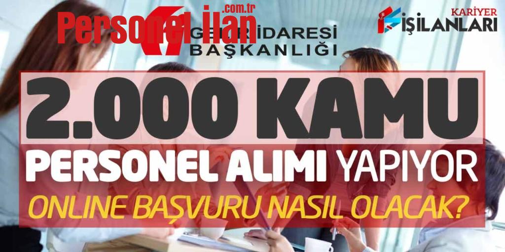 GİB 2.000 Kamu Personel Alımı Yapıyor! Online Başvuru Nasıl Olacak