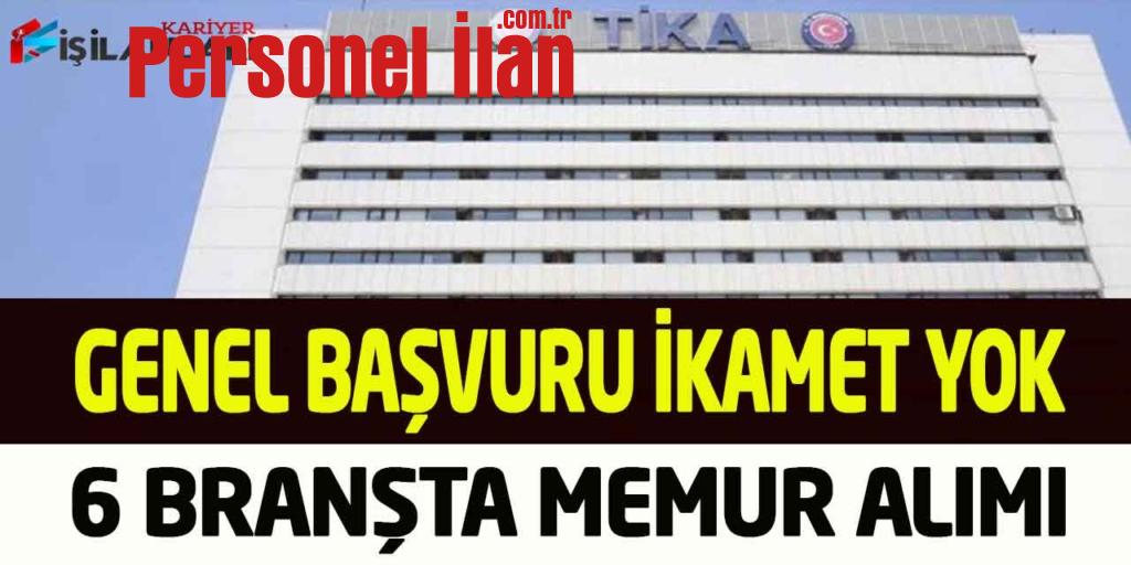 Güncel Kılavuz Açıklandı! TİKA 6 Branşta Kadrolu Memur Alımı Yapacak