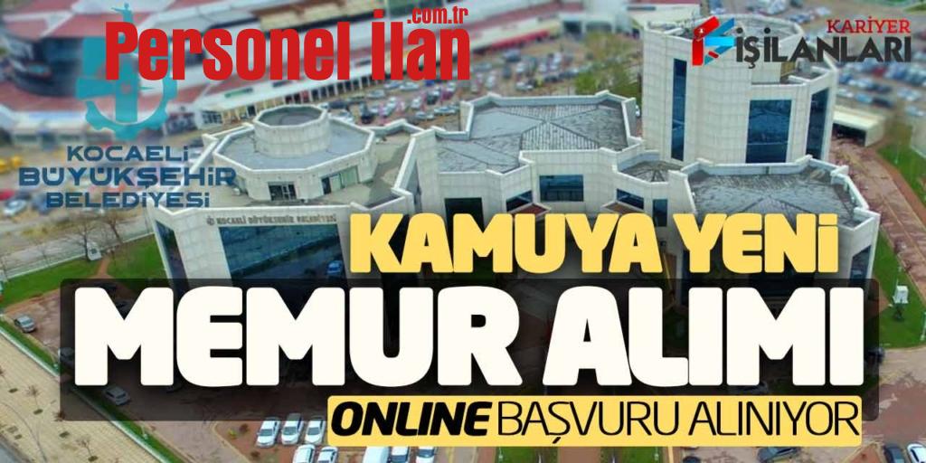 Kamuya Yeni Memur Personel Alımı Online Başvuru (Büyükşehir Belediyesi)