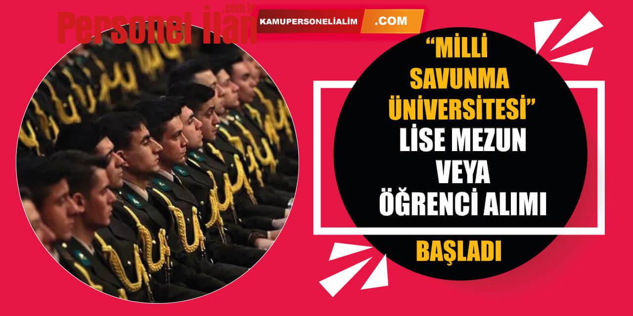 MSÜ Astsubay Adayı lise mezun veya öğrenci alımı MYO başladı