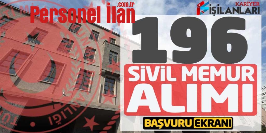 Milli Savunma Bakanlığı 196 Sivil Memur Alımı Başvuru Ekranı
