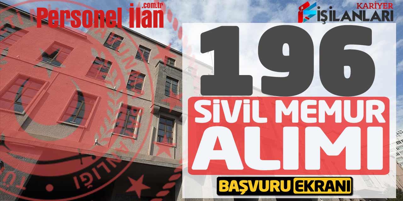 Milli Savunma Bakanlığı 196 Sivil Memur Alımı Başvuru Ekranı