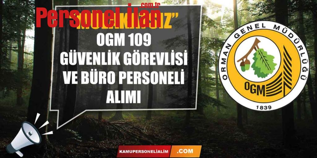 OGM Sınavsız 109 Şoför, Avukat Ve Güvenlik Görevlisi Alacak