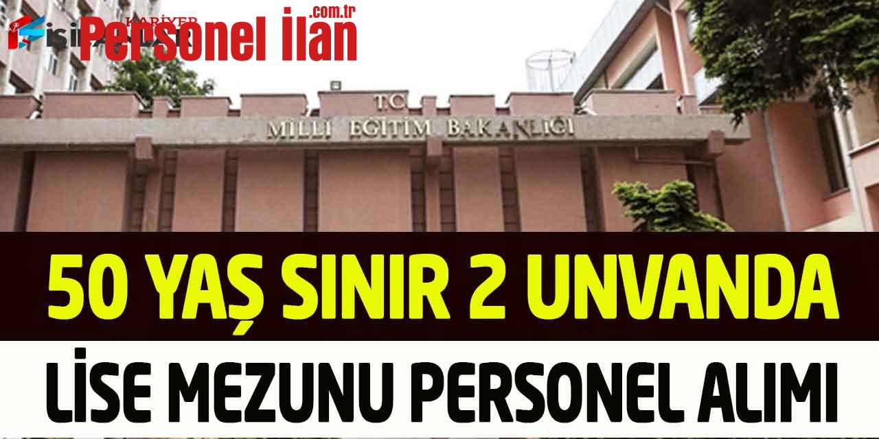 Öğretmenevi Lise Mezunu 50 Yaş Sınır Daimi Aşçı-Aşçı Yardımcısı Alımı