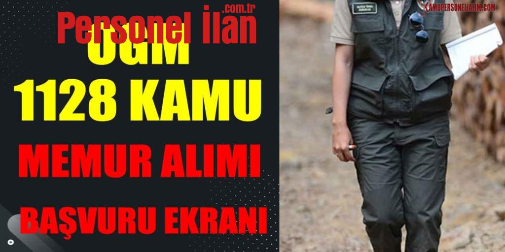Orman Müdürlüğü 1128 Kamu Memur Alımı Online Başvuru Ekranı! KPSS 65