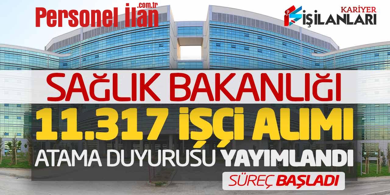 Sağlık Bakanlığı 11.317 İşçi Alımı Duyurusu Yayımlandı! Süreç Başladı