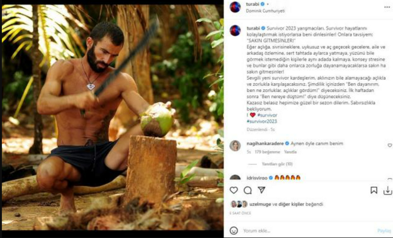 Survivor 2023'e damga vuran 'Gitmeyin açıklaması' Turabi söyledi Nagihan Karadere destekledi!