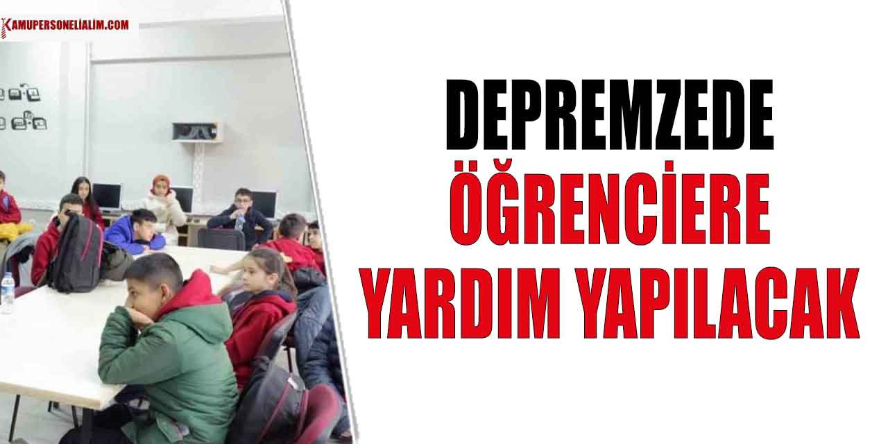 Bakan Özer Açıkladı! Depremzede Öğrencilere Kırtasiye Yardımı Başvuruları