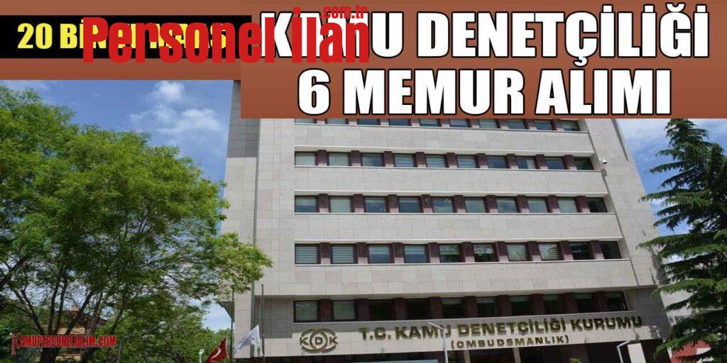Kamu Denetçiliği Kurumu 20 Bin TL Maaşla Memur Alımı