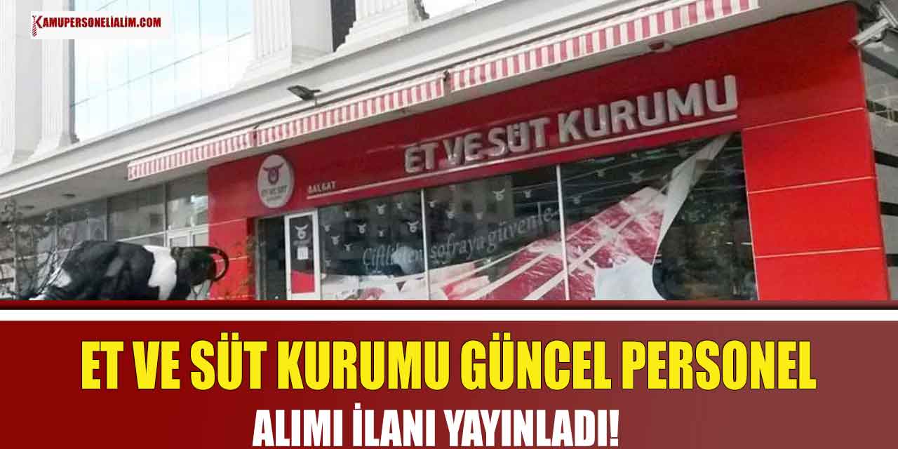 Kamu İlanı! ESK Daire Başkanlığı 2 Personel Alım İlanı Verdi