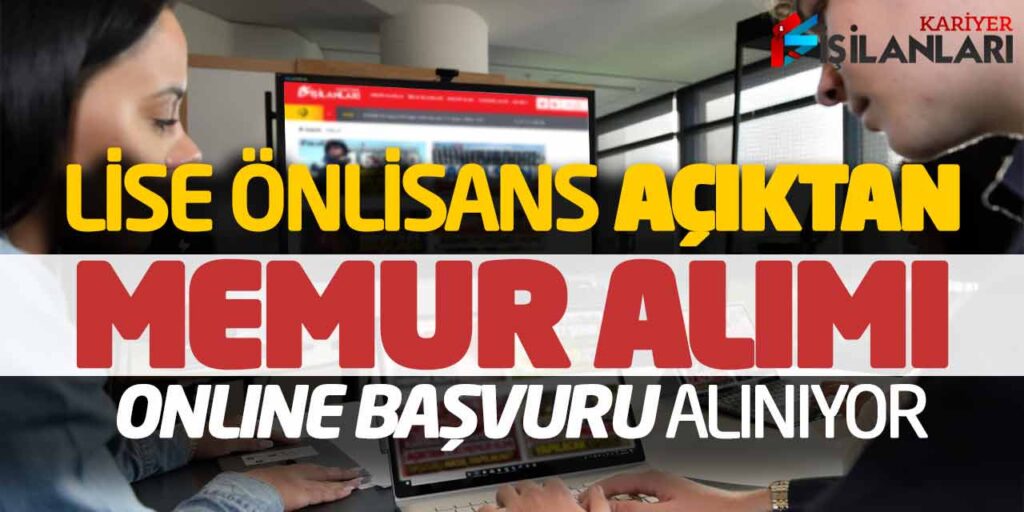 Lise - Önlisans Açıktan Memur Alımı Online Başvuruları Alınıyor! BDDK Başvuru Ekranı