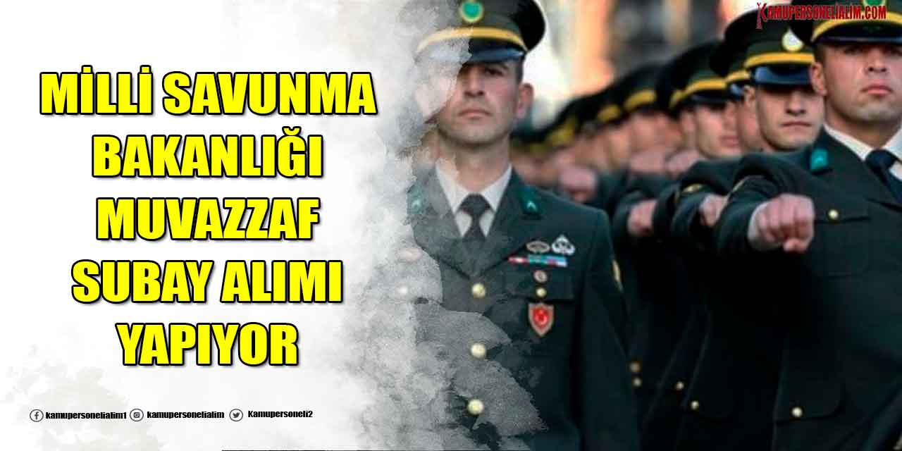 MSB'de 40 Pilot Subay Adayı Alımı Var