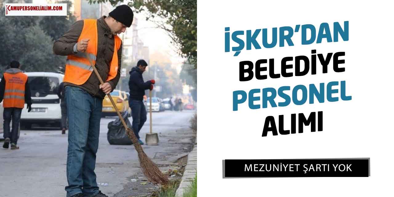 Belediye İlanları! Park Bahçe Elemanı Alınacak (Son Günler)