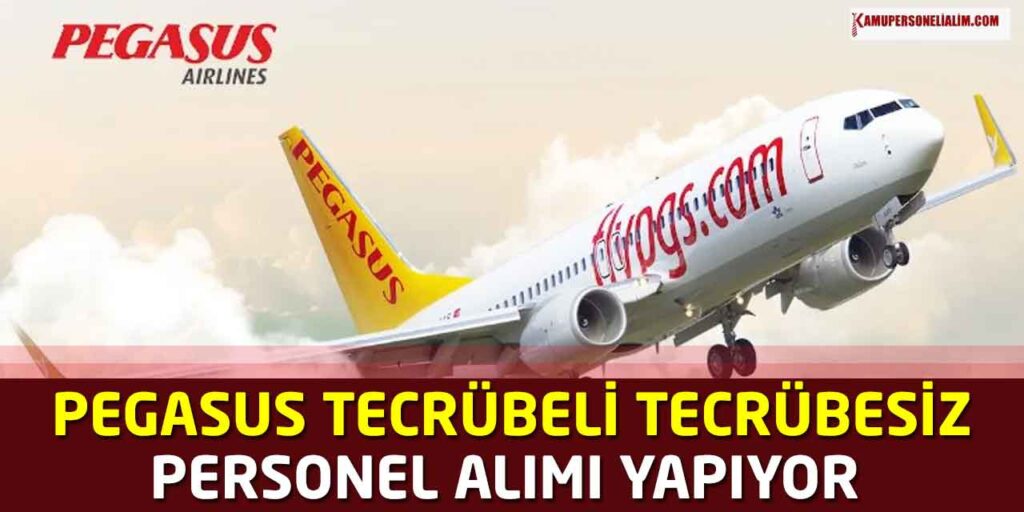 Pegasus Tecrübeli Tecrübesiz Dolgun Maaşla Personel Alımı Yapıyor! 2023