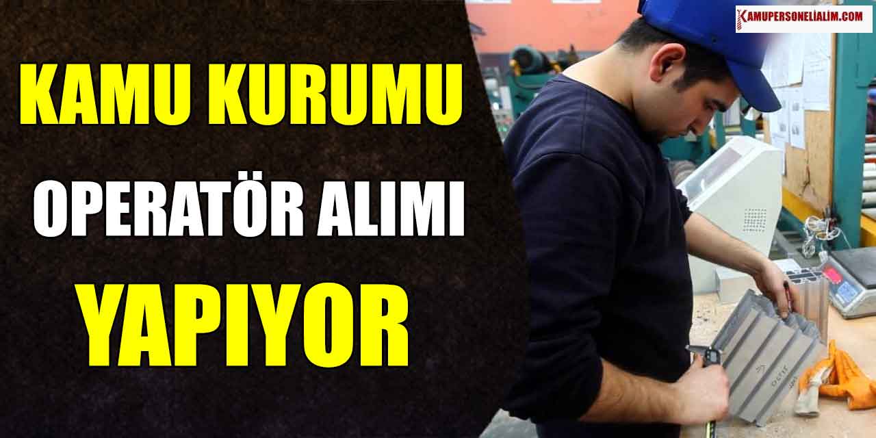 Sulama Birliği Başkanlığı İş Makineleri Operatörü Alacağını Bildirdi
