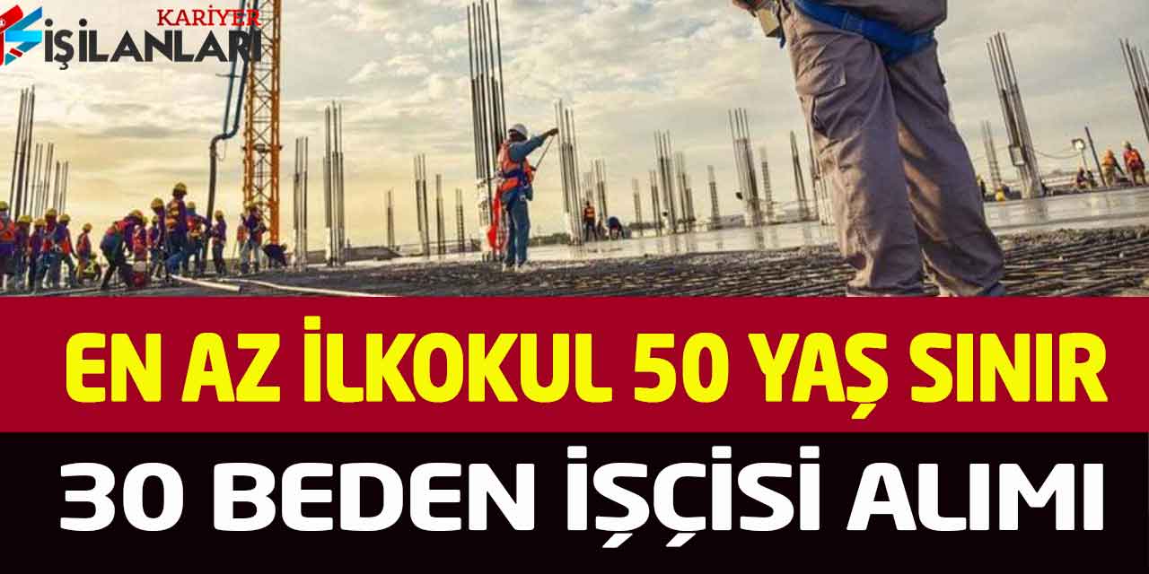 Sultangazi Belediyesi 50 Yaş Sınır En Az İlkokul Mezunu 30 İşçi Alımı