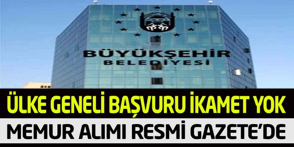 Bursa BUSKİ Ülke Geneli Başvuru Kadrolu Memur Alımı Resmi Gazete’de