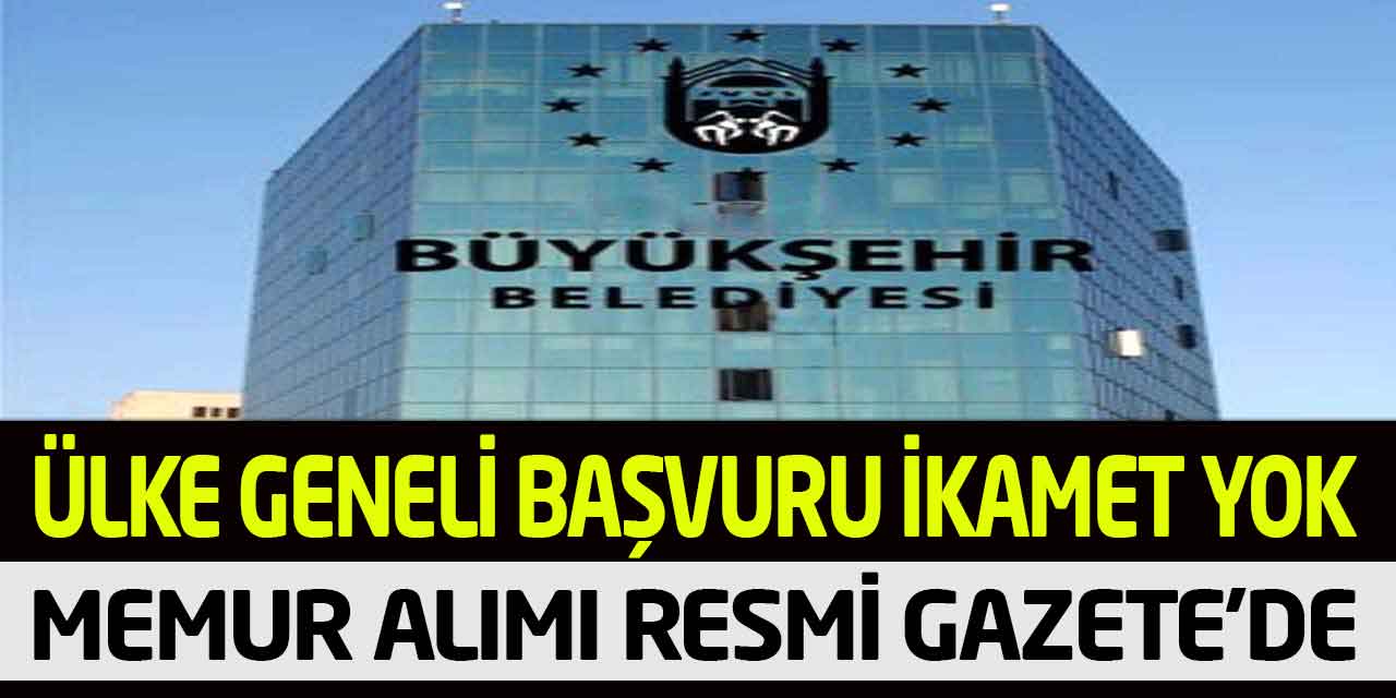 Bursa BUSKİ Ülke Geneli Başvuru Kadrolu Memur Alımı Resmi Gazete’de