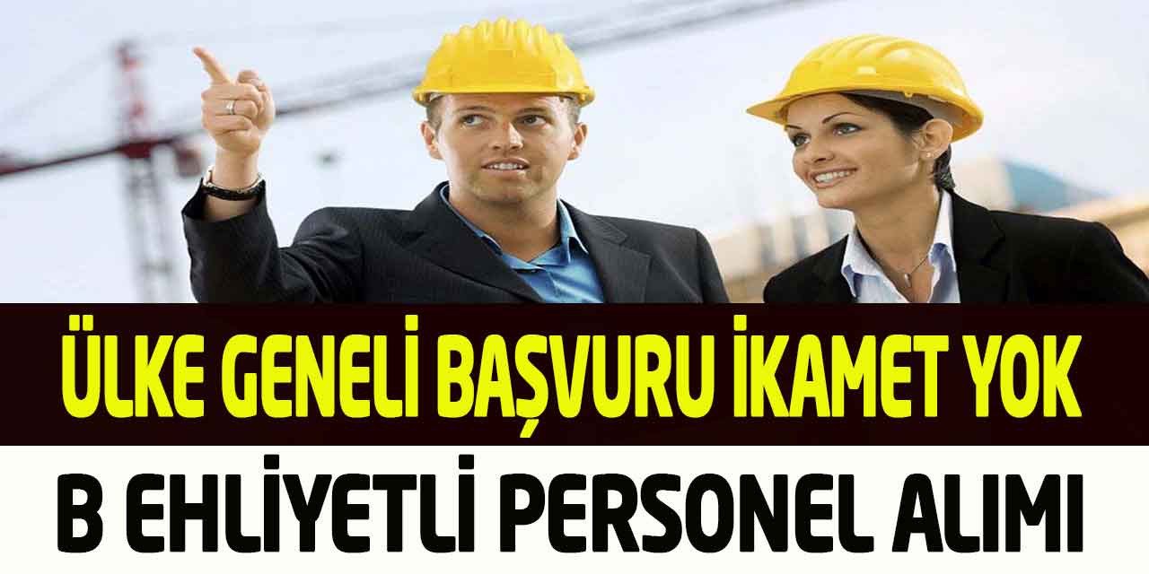 Çiftlik Belediyesi 81 İl Başvuru B Ehliyetli Kadrolu Personel Alımı