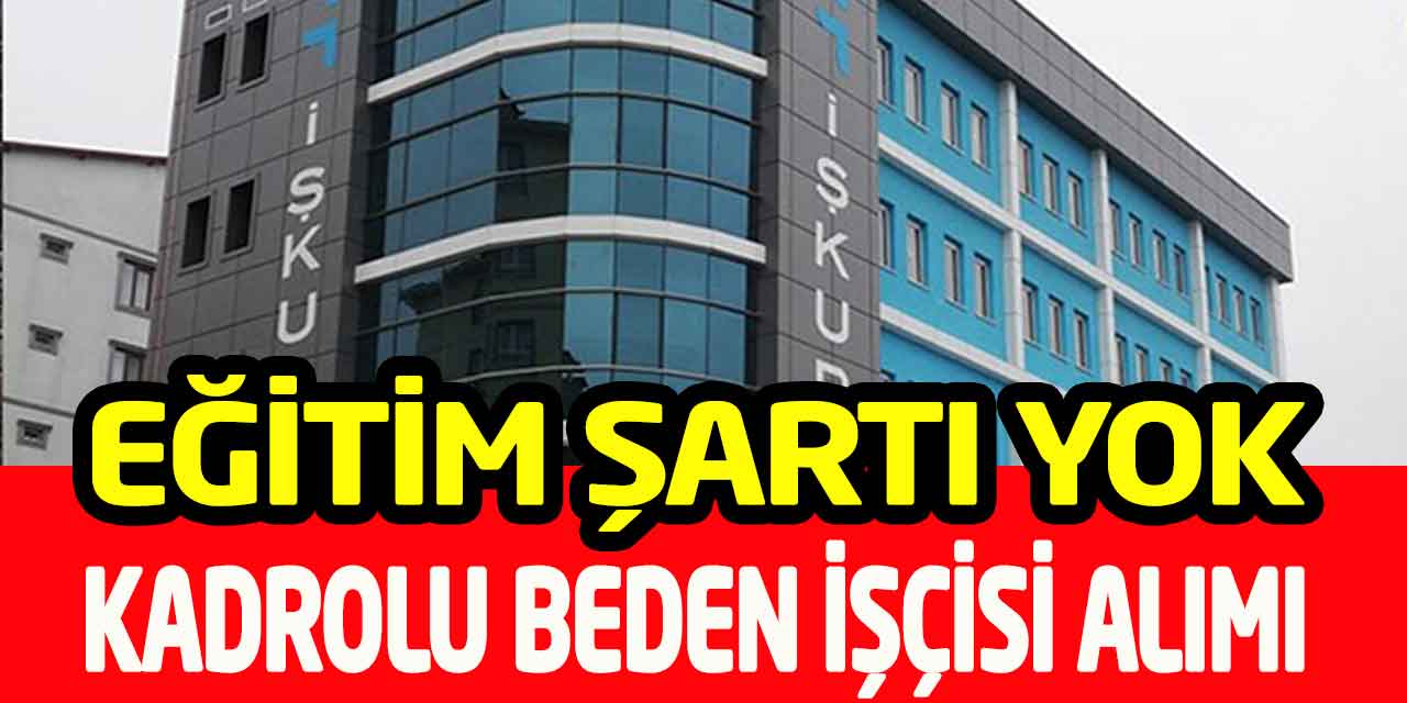 Geyve Belediyesi Eğitim Şartsız Kadrolu Beden İşçisi Alımı Güncel İlan