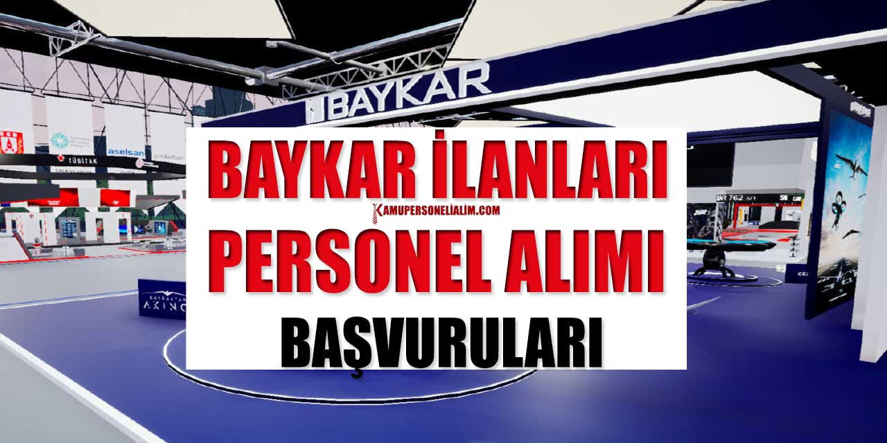 BAYKAR Teknoloji İşçi Alımı Açık İş İlanları