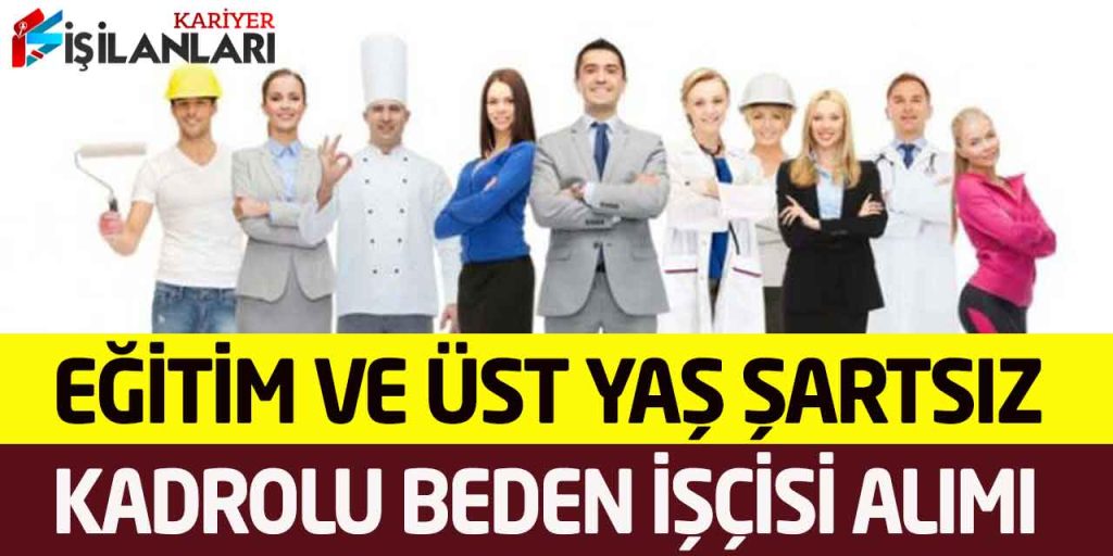 İncesu Belediyesi Eğitim Yok Kadrolu Beden İşçisi Alımı İŞKUR 2023