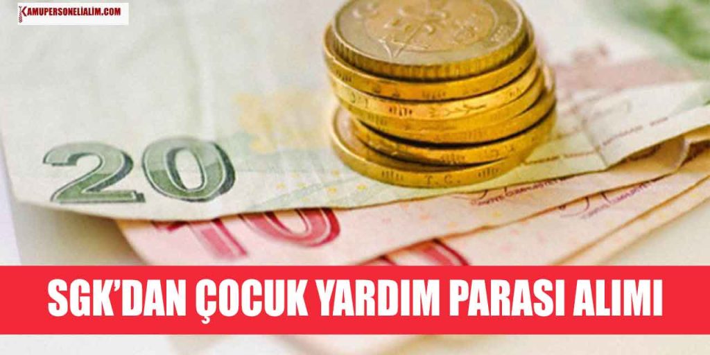 SGK'dan Çocuk Yardımı Başvuru Ekranı 2023