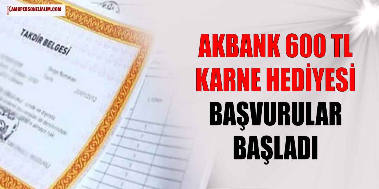 Akbank’tan 600 TL Karne Hediyesi Çeki! 1-30 Haziran