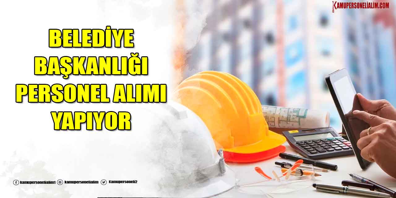 Batman Belediyesi Geoteknik Uzmanı Alımı! 2023 Haziran