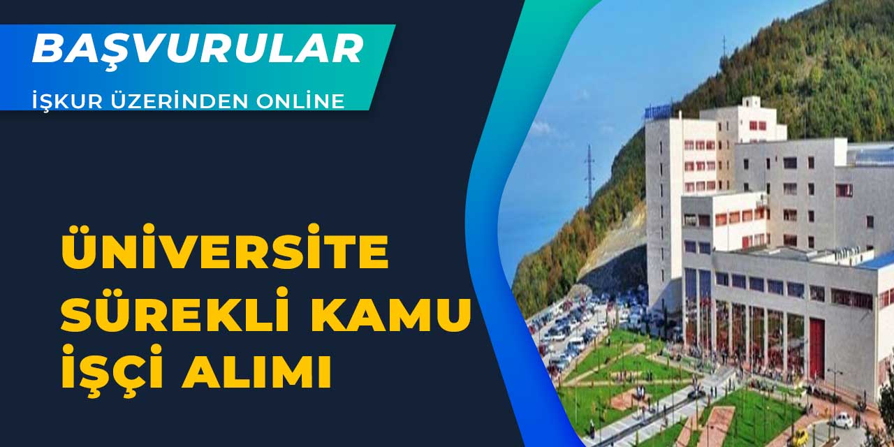 Bülent Ecevit Üniversitesi İŞKUR Üzerinden Kamu İşçi Alımı Yapıyor