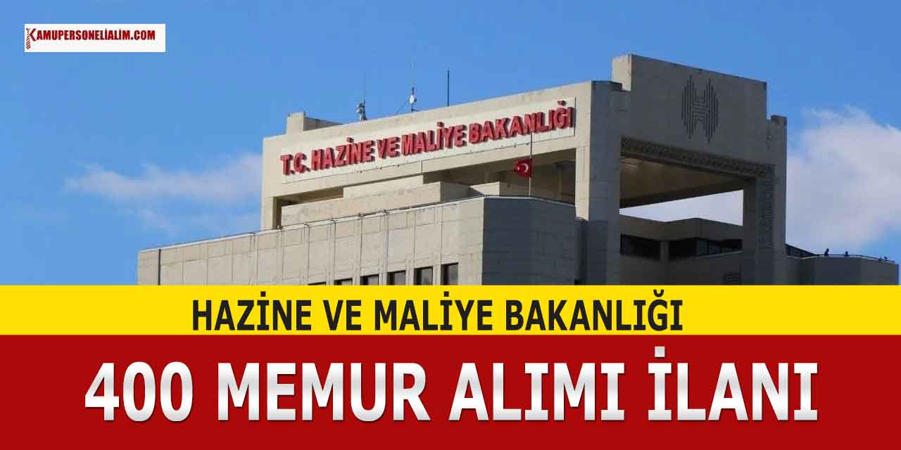 HMB 400 Kamu Memuru Alımı İlan Duyurusu