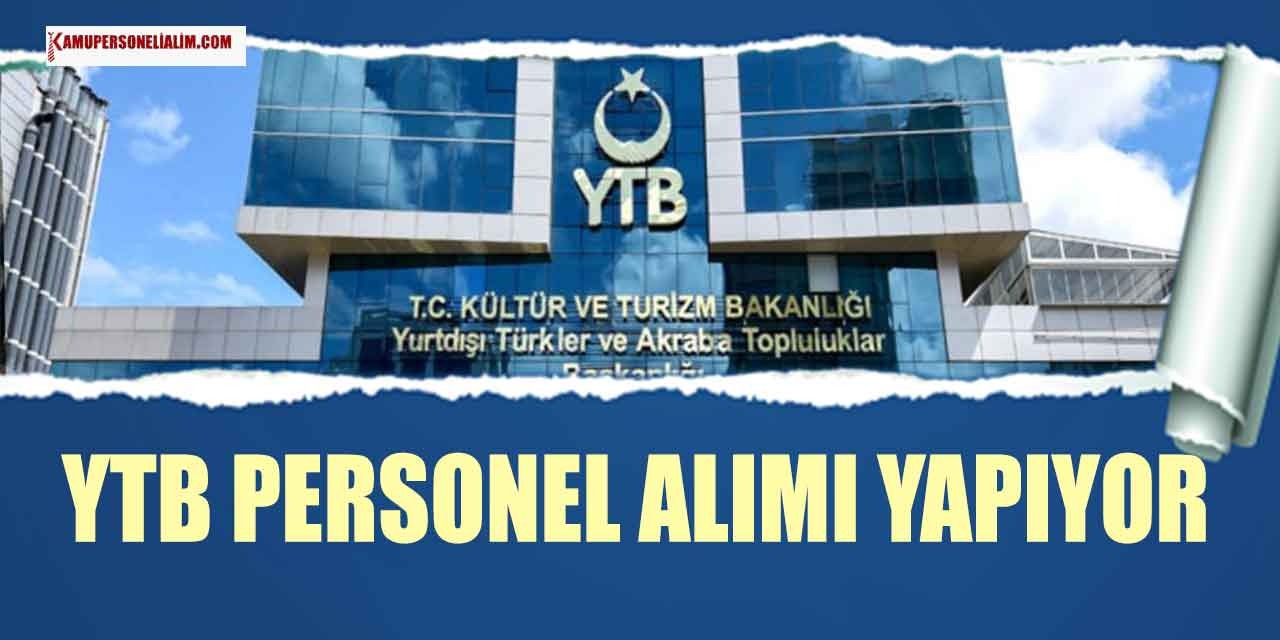 Yurtdışı Topluluklar Başkanlığı KPSS Şartsız Personel Alımı! 2023